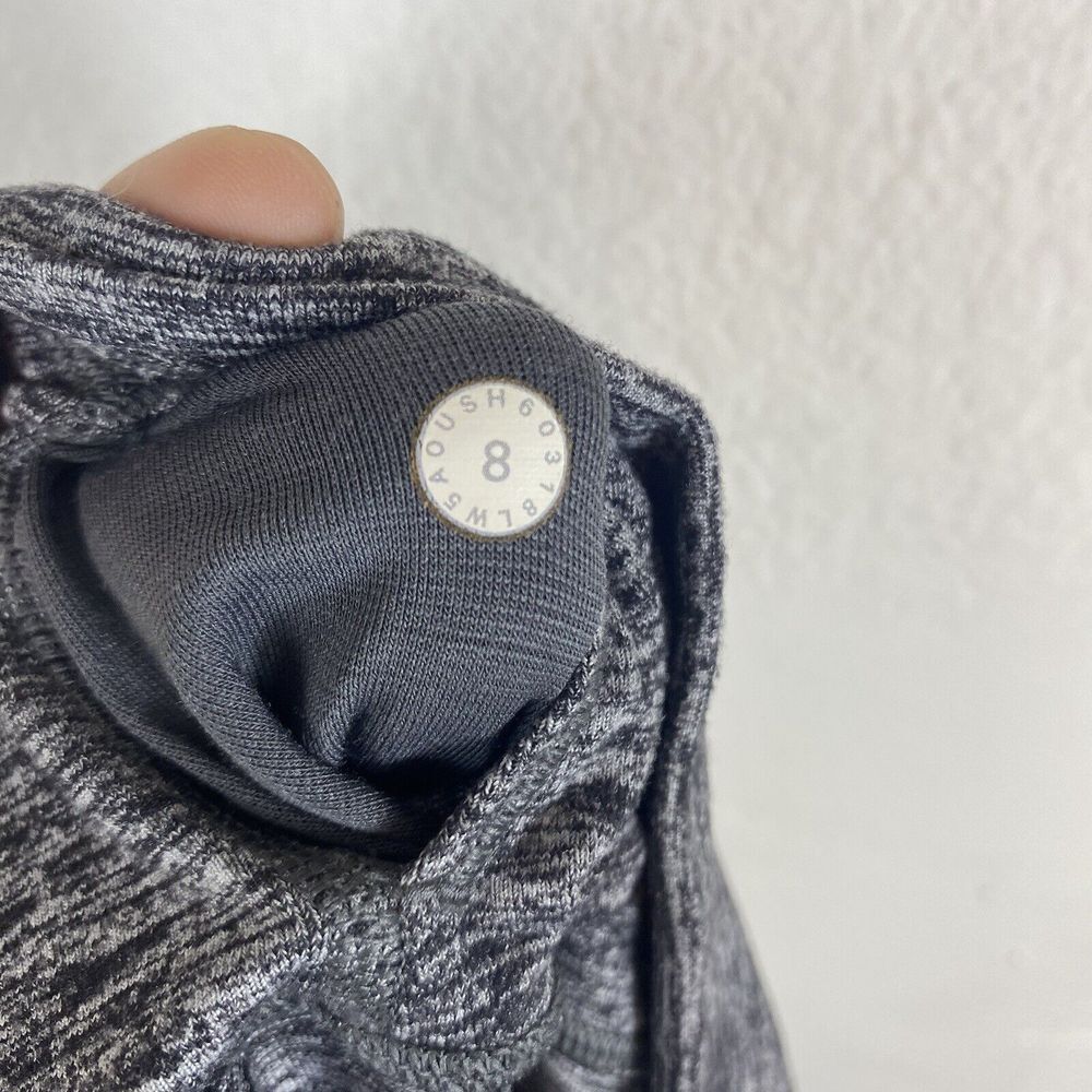 Lululemon Wunder Under Women's Size 8 Leggings Hi-Rise 7/8 Tight Heathered Black - Picture 5 of 7